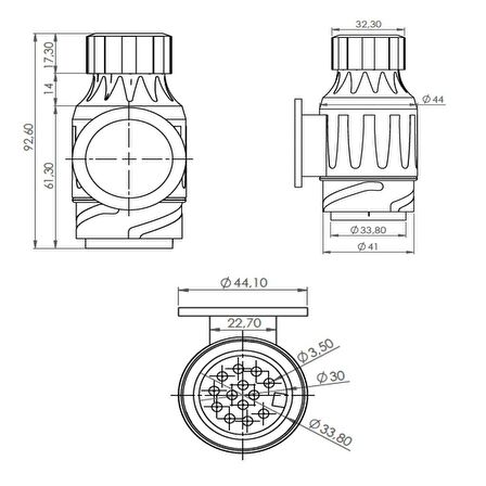 Römork Fişi - Kısa Tip - 13 Pin