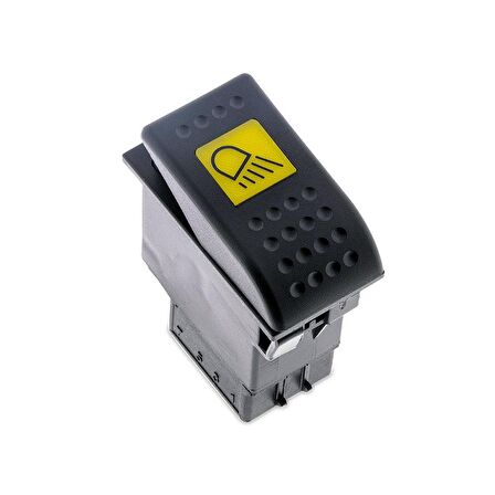 Universal Arka Çalışma İş Lamba Düğmesi Anahtarı 2 Pin Rocker Switch Buton - Ampullü 24V