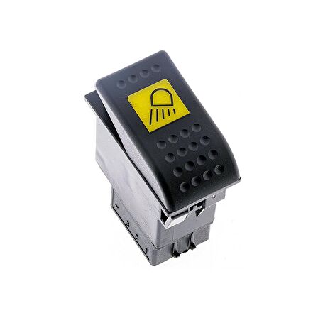 Universal Çalışma İş Lamba Düğmesi Anahtarı 2 Pin Rocker Switch Buton - Ampullü 24V