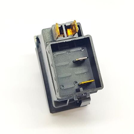 Universal Pozisyon Lamba Düğmesi Anahtarı 2 Pin Rocker Switch Buton - Ampullü 12V