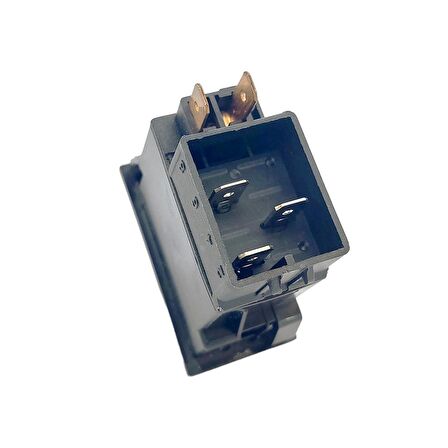 Universal Ana Işık Düğmesi Anahtarı 3 Pin Rocker Switch Buton - Ampullü 12V
