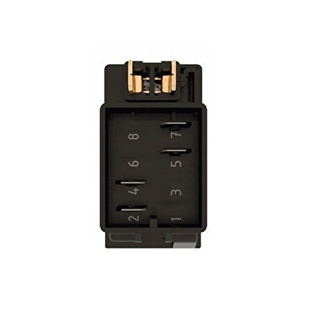 Universal Cam Yıkama Düğmesi Anahtarı 4 Pin Rocker Switch - Ampullü 12V