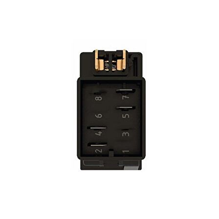 Universal Diferansiyel Kilitleme Düğmesi Anahtarı 4 Pin Rocker Switch - Ampullü 24V