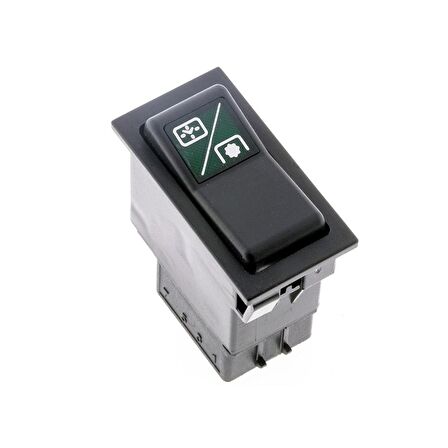 Universal Agroline Yardımcı Kuvvet Düğmesi Anahtarı 6 Pin Rocker Switch - Ampullü 12V