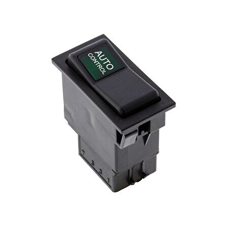 Universal Otomatik Kontrol Düğmesi Anahtarı 6 Pin Rocker Switch 6VA1 5959 A1A - Ampullü 12V
