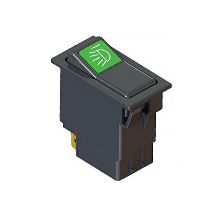 Universal Arka Çalışma Genel Hizmet Lamba Düğmesi Anahtarı 2 Pin Rocker Switch - Ampullü 24V