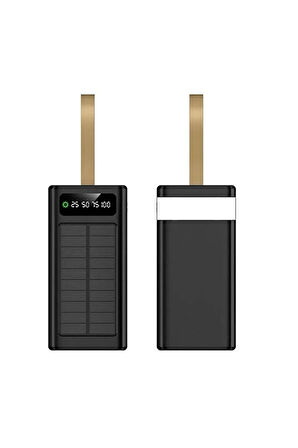 Solar 30.000 Mah 20W Güneş Enerjili Powerbank Usb Çıkışlı Mikro Tycp