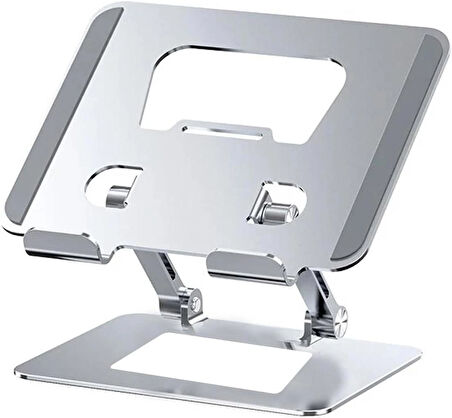 Microcase Metal Laptop Tablet Stand Yükseltici Ergonomik Tasarım Laptop Standı - GÜMÜŞ AL4720