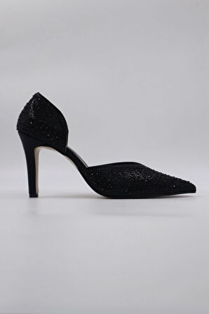 Albertina Taş Detaylı Topuklu Ayakkabı