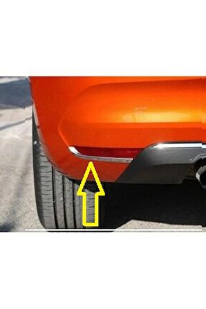 Renault Clio 5 Arka Görünüm Krom Seti 2019  Model Ve Sonrası 7 Parça P.Çelik