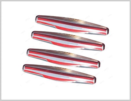 Renault Clio 3 Symbol Krom Kapı Kolu 4 Prç. 2009-2013 P.çelik
