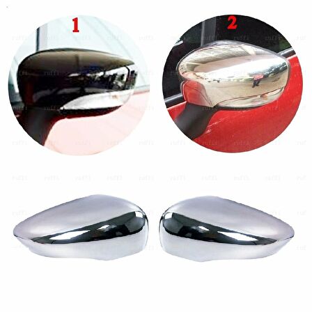 Renault Clio 4 HB Krom Ayna Kapağı 2 parça P.ÇELİK 2012-2018 P.Çelik