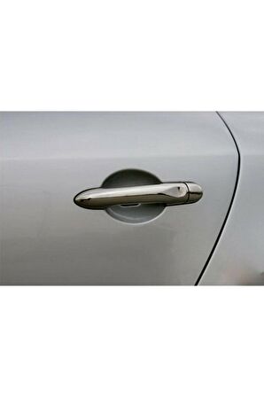 Renault Clio 3 Hb Krom Kapı Kolu Seti 2006-2012 Paslanmaz Çelik