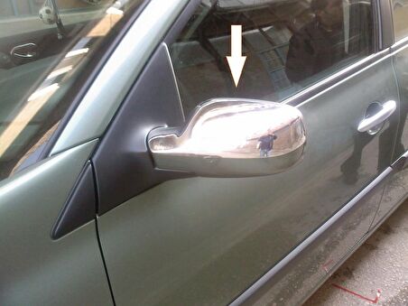Renault Scenic 2 Krom Ayna Kapağı 2 prç. 2005-2009 P. Çelik Yarım