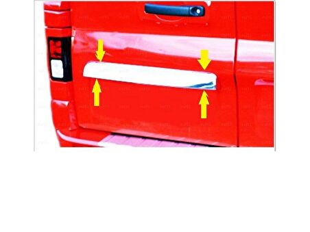 Renault Trafic Krom Bagaj Çıtası 2015 ve üzeri Paslanmaz Çelik