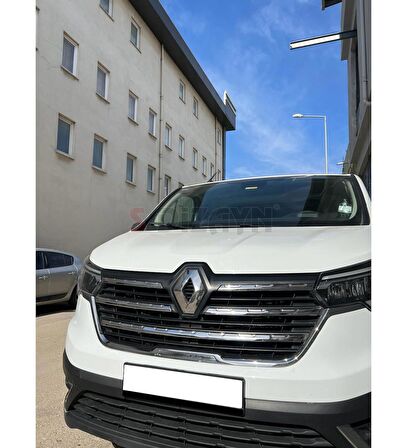 RENAULT TRAFIC Krom Ön Panjur 3 Prç. 2022 Üzeri Paslanmaz Çelik