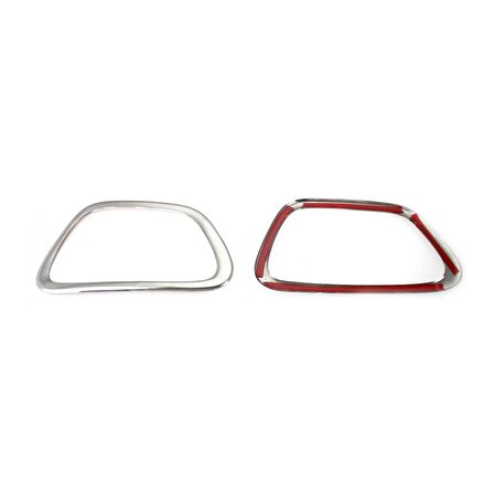 Fiat Linea Krom Sis Farı Çerçevesi 2 Parça 2012 Ve Üzeri P.Çelik