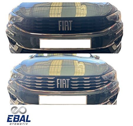 Fiat Egea Krom Ön Panjur 8 Parça 2020-2024 Model Arası Uyumlu P.Çelik