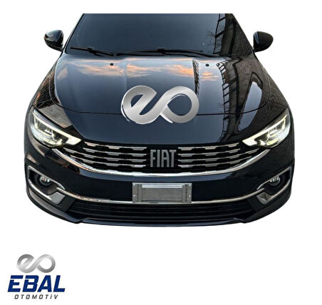 Fiat Egea Krom Ön Panjur 8 Parça 2020-2024 Model Arası Uyumlu P.Çelik