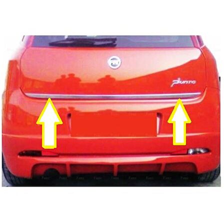 Fiat Grande Punto Krom Bagaj Alt Çıtası 2006 Üzeri P. Çelik