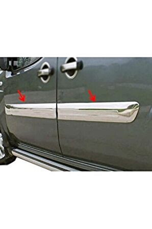 Fiat Doblo Krom Yan Kapı Çıtası  4 Kapı 2006-2010 P. Çelik(GENİŞ)