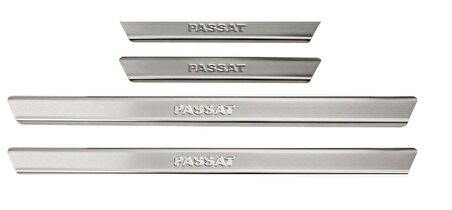 VW Passat 3C B8 Krom Kapı Eşiği  2015 Üzeri Paslanmaz Çelik