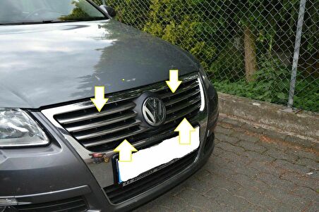 VW Passat B6 3C Krom Ön Panjur 2005-2012  Arası
