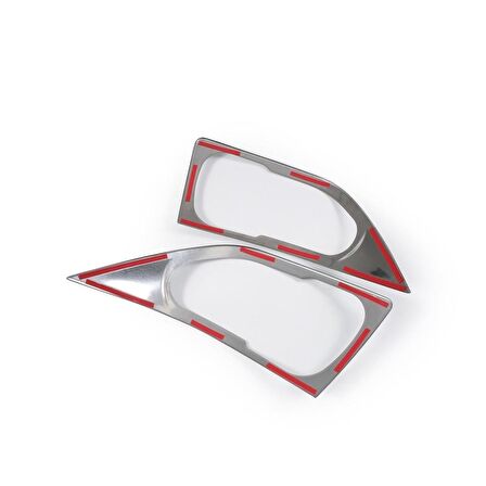 VW Crafter Krom Far Çerçeve 2 Parça 2006-2016 Arası Paslanmaz Ç.