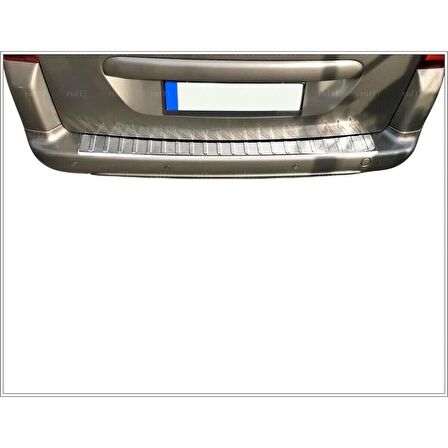 Peugeot Partner Tepee Krom Arka Tampon Üzeri Koruma 2008-2018
