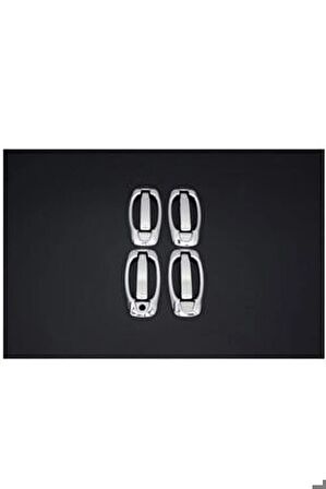 Peugeot Bipper 3'lü Krom Set Yan Kapı Çıtası+Kapı Kolu+ Ayna Kapağı Paslanmaz Çelik