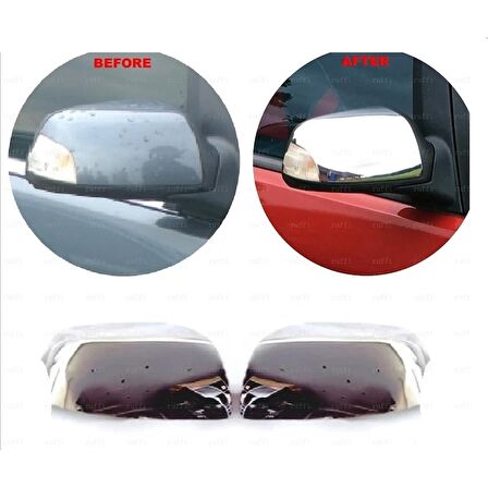 Ford Focus 2 Krom Ayna Kapağı 2 parça (Sinyalli) 2005-2008 Arası P.Çelik