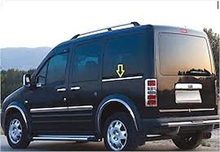 Ford Connect Krom Sürgü Kapı Çıtası Nikelajı 2 parça 2002-2014 Arası Paslanmaz Çelik