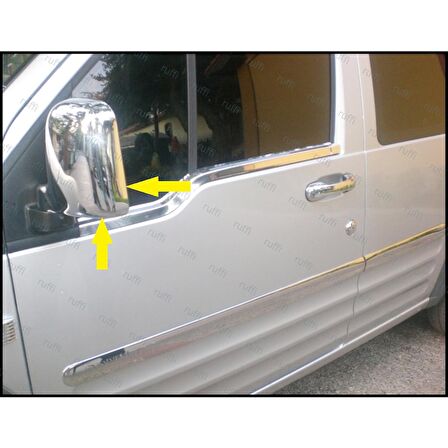 Ford Connect  Krom Ayna Kapağı 2 Parça 2002-2009 Arası P.Çelik