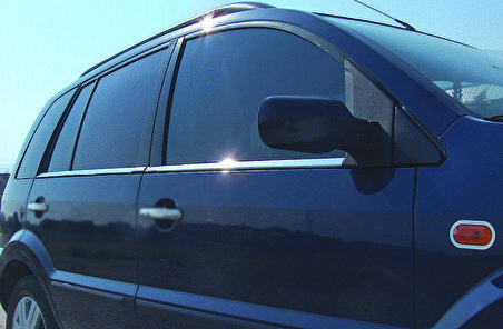 Ford Fusion Krom Cam Çıtası 4 Parça 2002 Üzeri P. Çelik