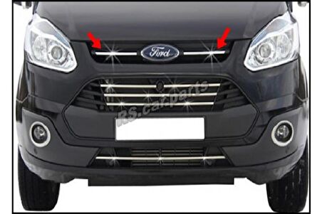Ford Tourneo Custom Krom Ön Panjur 2 prç. 2012 ve üzeri P.Çelik