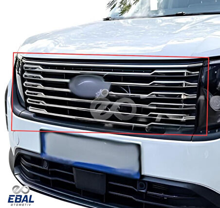 Ford Tourneo Courier Krom Ön Panjur 8 Parça 2024 Üzeri Paslanmaz Çelik