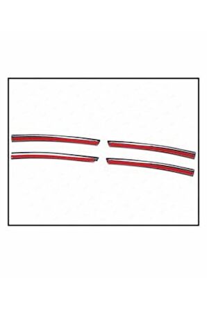 Opel Astra H SEDAN Krom Ön Panjur 4 Prç. 2004-2010 Arası P. Çelik