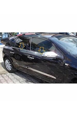 Opel Astra H Krom Cam Çıtası 4 Prç. 2004-2010 Arası P. Çelik (hb)
