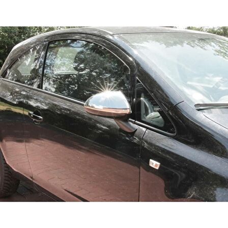 Opel Corsa D Krom Ayna Kapağı 2 prç. 2007-2014 Arası P. Çelik