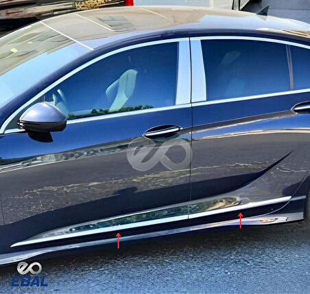 Opel Insignia Uyumlu Krom Yan Kapı Çıtası 4 Prç. 2017 Ve Üzeri Paslanmaz Çelik