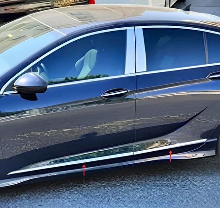 Opel Insignia Uyumlu Krom Yan Kapı Çıtası 4 Prç. 2017 Ve Üzeri Paslanmaz Çelik