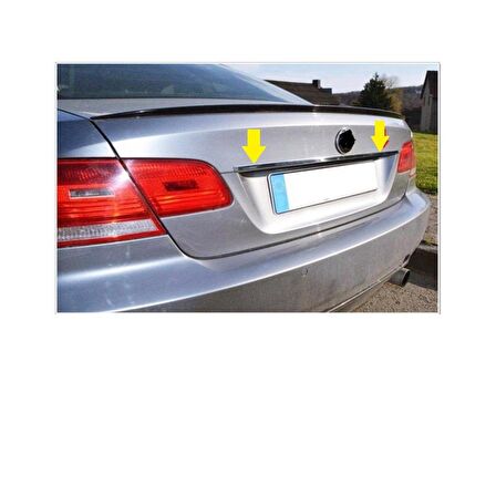 BMW 3 Series E92 E93 Krom Bagaj Çıtası 2005-2013 arası P.Çelik