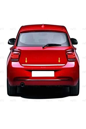 BMW 1 Seri F20 Krom Alt Bagaj Çıtası 2011-2019 Paslanmaz Çelik