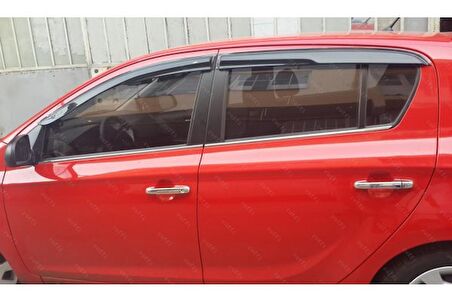 Hyundai i20 Krom Cam Çıtası 4 prç. 2008-2014 ARASI P. Çelik