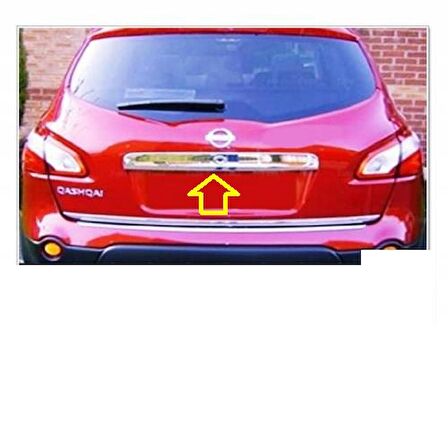 Nissan Qashqai Krom Bagaj Çıtası P.Çelik (Sensörlü) 2010-2014