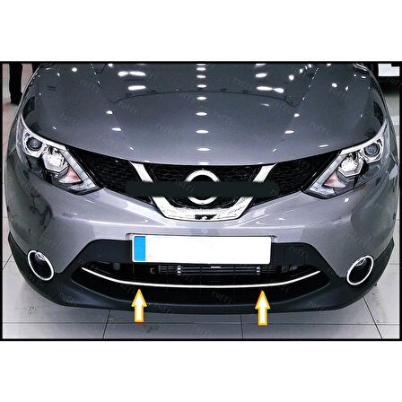 Nissan Qashqai Krom Alt Ön Panjur 2014-2017 P. ÇELİK