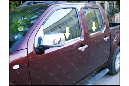 Nissan Navara Krom Cam Çıtası 4 prç. 2006-2015 ARASI P. Çelik