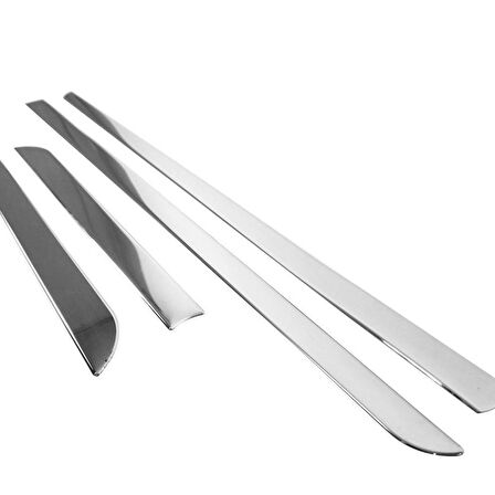 Nissan Navara krom yan kapı çıtası 4 kapı 2006-2015 arası Paslanmaz Çelik