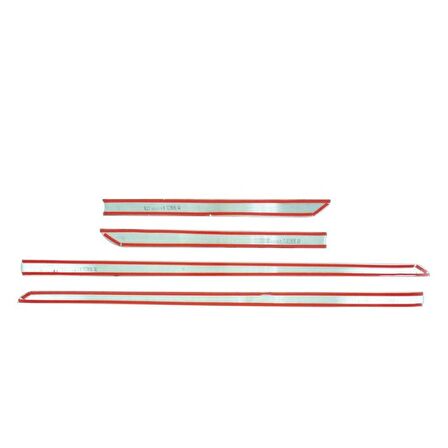 Nissan Navara krom yan kapı çıtası 4 kapı 2006-2015 arası Paslanmaz Çelik