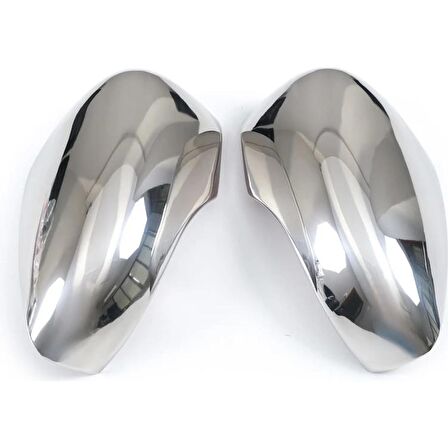 Nissan Micra Krom Ayna Kapağı 2 Parça 2016 ve üzeri Paslanmaz Çelik